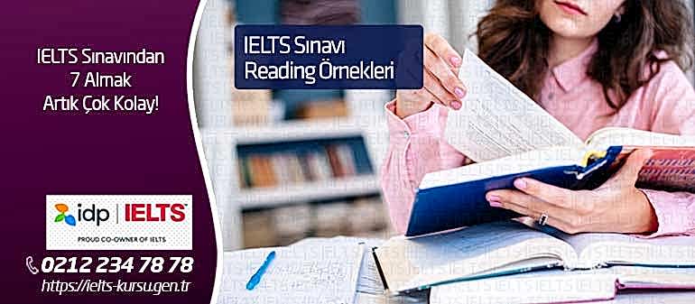 IELTS Reading Ornekleri
